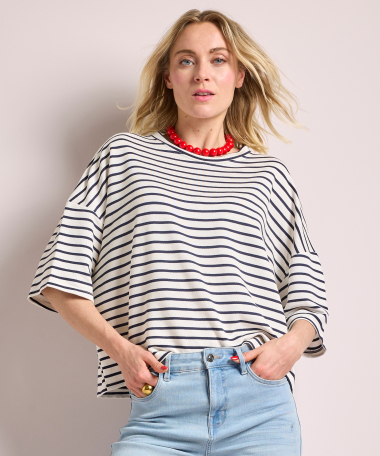 t-shirt met strepen