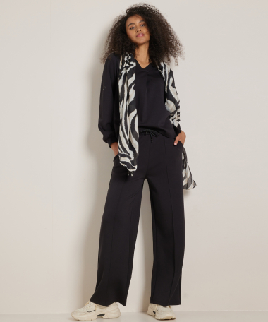 scuba top met v-hals