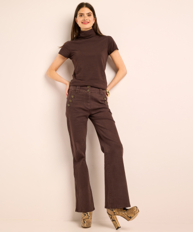 basic t-shirt met col