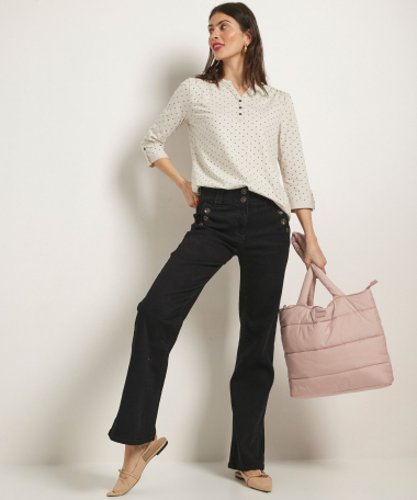 basic top met stippenprint