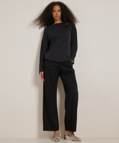uni top met broche