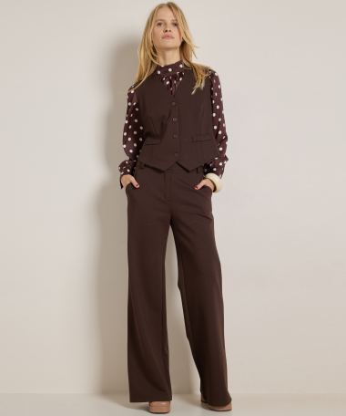 top met stippenprint