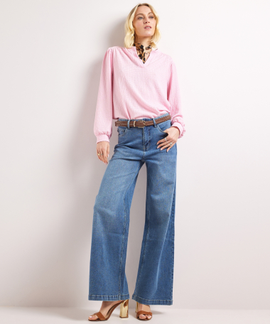 v-hals top structuur