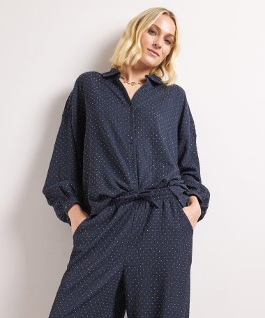 crinkle blouse glitters