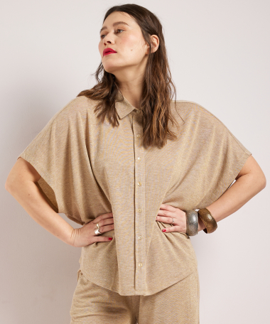 jersey blouse glitter