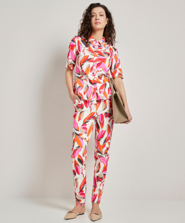 blouse comfort bladprint