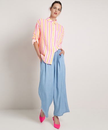 blouse met strepen