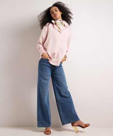 blouse met knoopsluiting