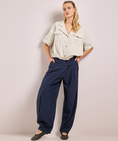 korte blouse met koordje