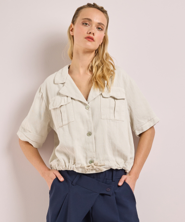 korte blouse met koordje