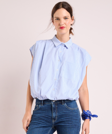 blouse met strepen