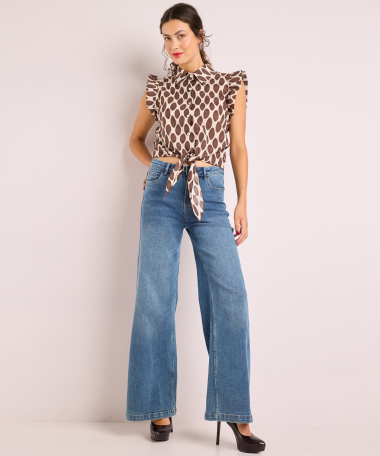 blouse met print