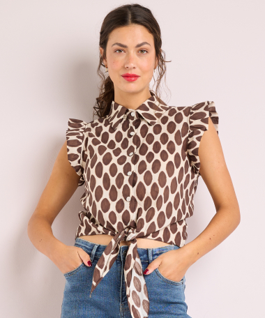 blouse met print