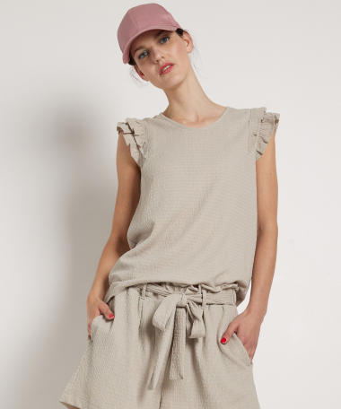 ruches singlet uni