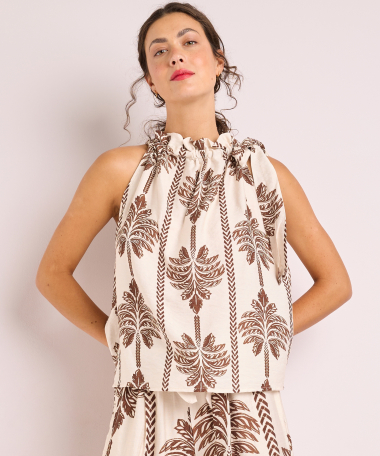 singlet met ruches