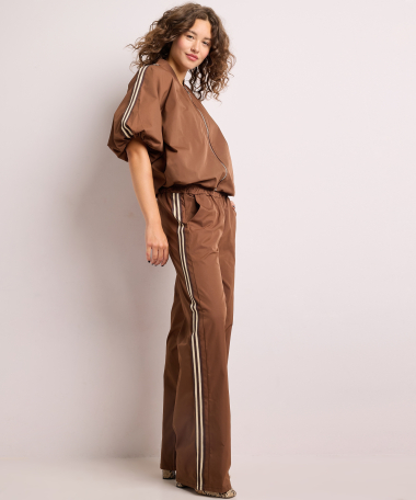 vest met pofmouwen en tape