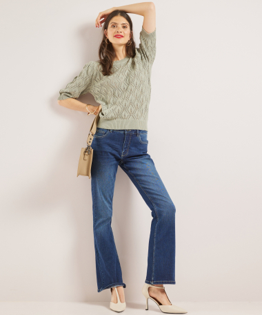 ajour trui korte mouw