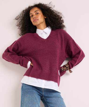 trui met blouse