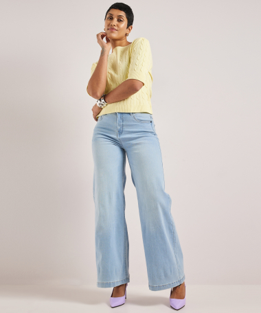 trui met kabelpatroon