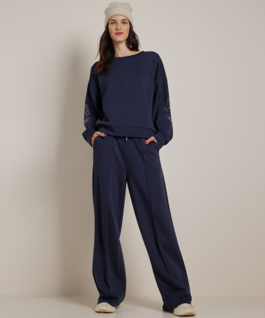 scuba trui met embroidery