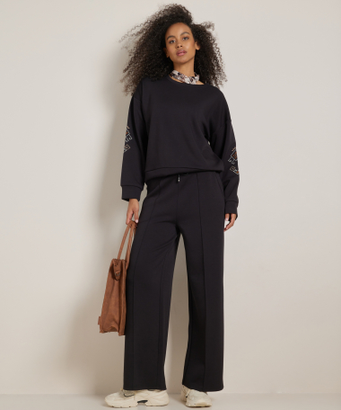 scuba trui met embroidery