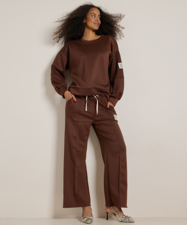 oversized trui met label
