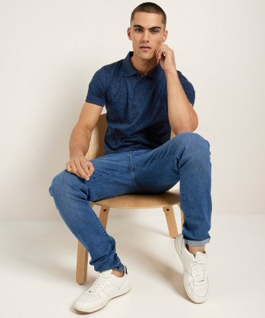 polo met all-over print