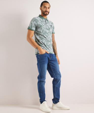 polo met print