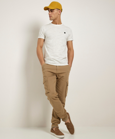 gemeleerd t-shirt structuur
