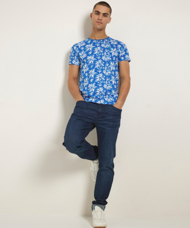 jersey t-shirt bloemenprint