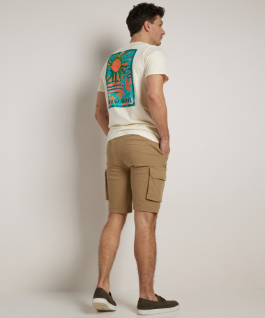 t-shirt met backprint