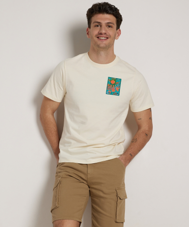 t-shirt met backprint