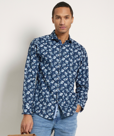 slim fit overhemd poplin