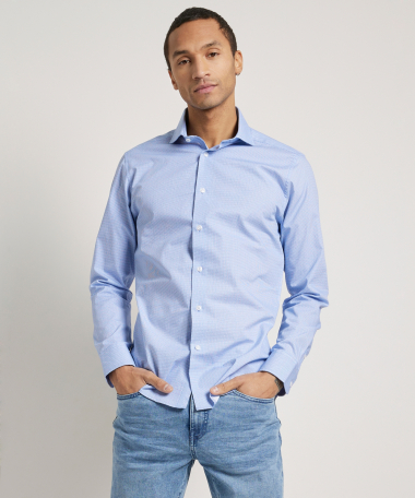 slim fit overhemd poplin