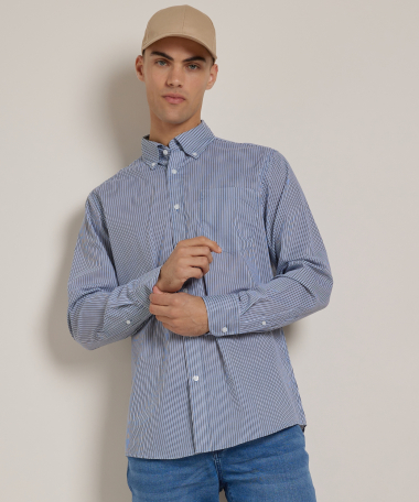 overhemd met streepjesprint