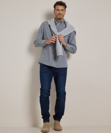 overhemd met streepjesprint