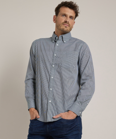 overhemd met streepjesprint