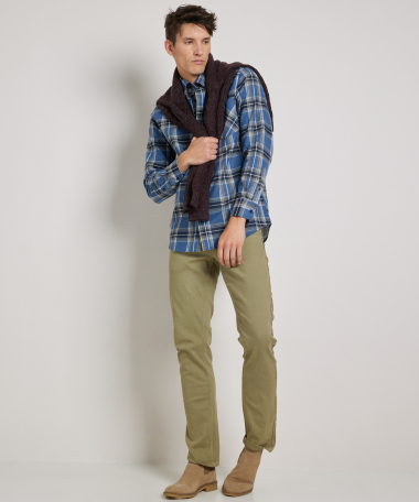 flanel overhemd met print