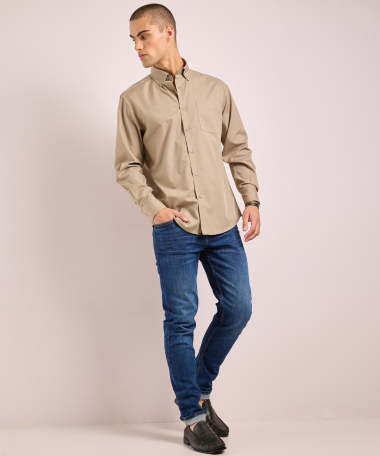 basic overhemd uni