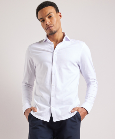 comodo jersey stretch overhemd