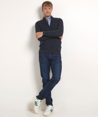 vest met nylon details