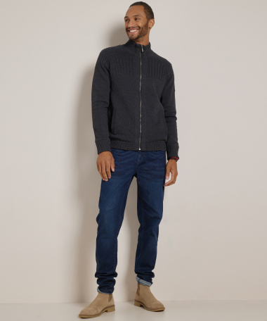 vest met teddy voering