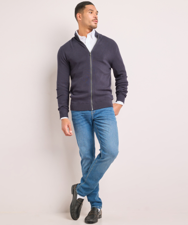 uni vest met rits