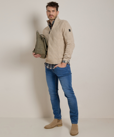 trui met zigzag dessin