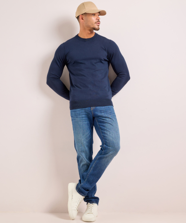 pullover met ronde hals