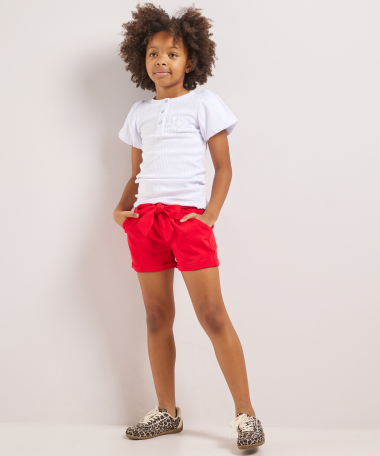 knoopjes t-shirt pofmouw