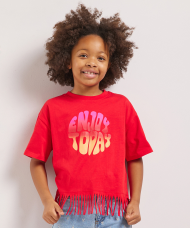 oversized t-shirt franjes