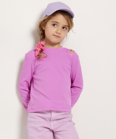 top met schouderdetails