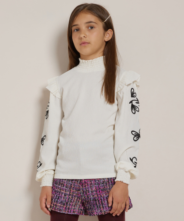 top met mouwdesign