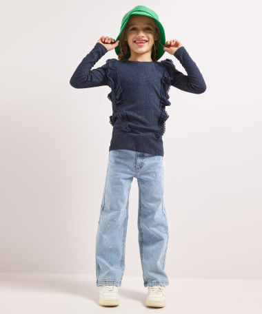 glitter top trendy ruches